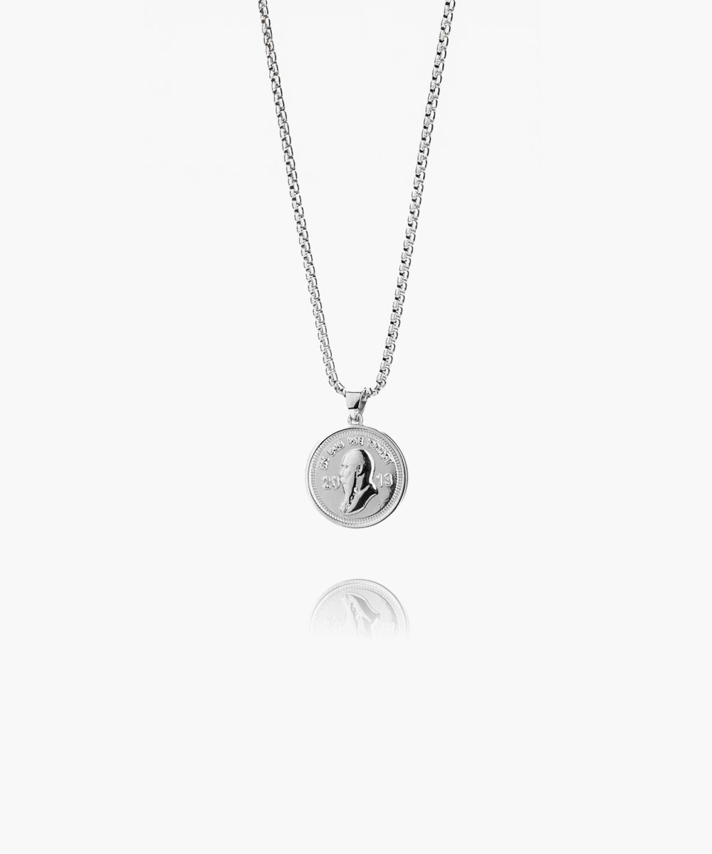 Bob Pendant Necklace Silver One-Size (60cm) | Silver