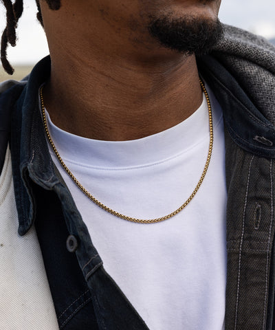 Boxchain Necklace | Gold