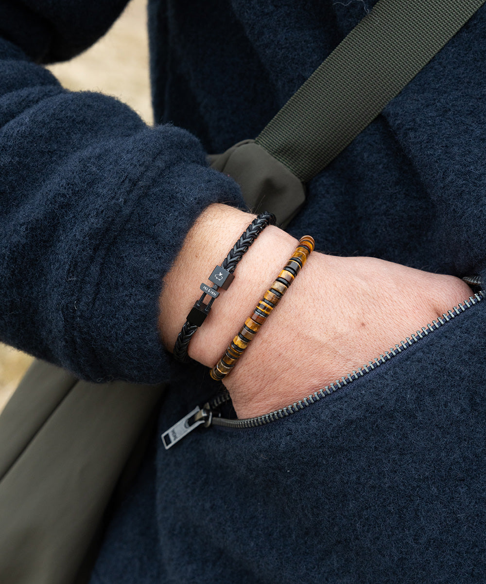 Brontide 6mm Adjustable Tiger Eye | Black
