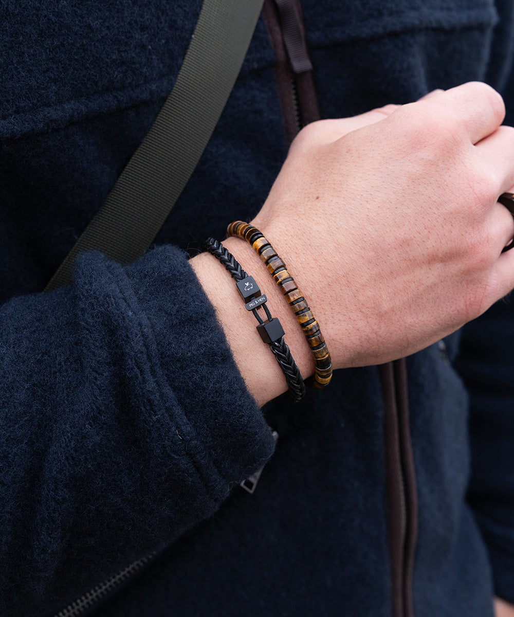 Brontide 6mm Adjustable Tiger Eye | Black