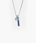Brontide Eye Necklace Lapis Lazuli | Silver
