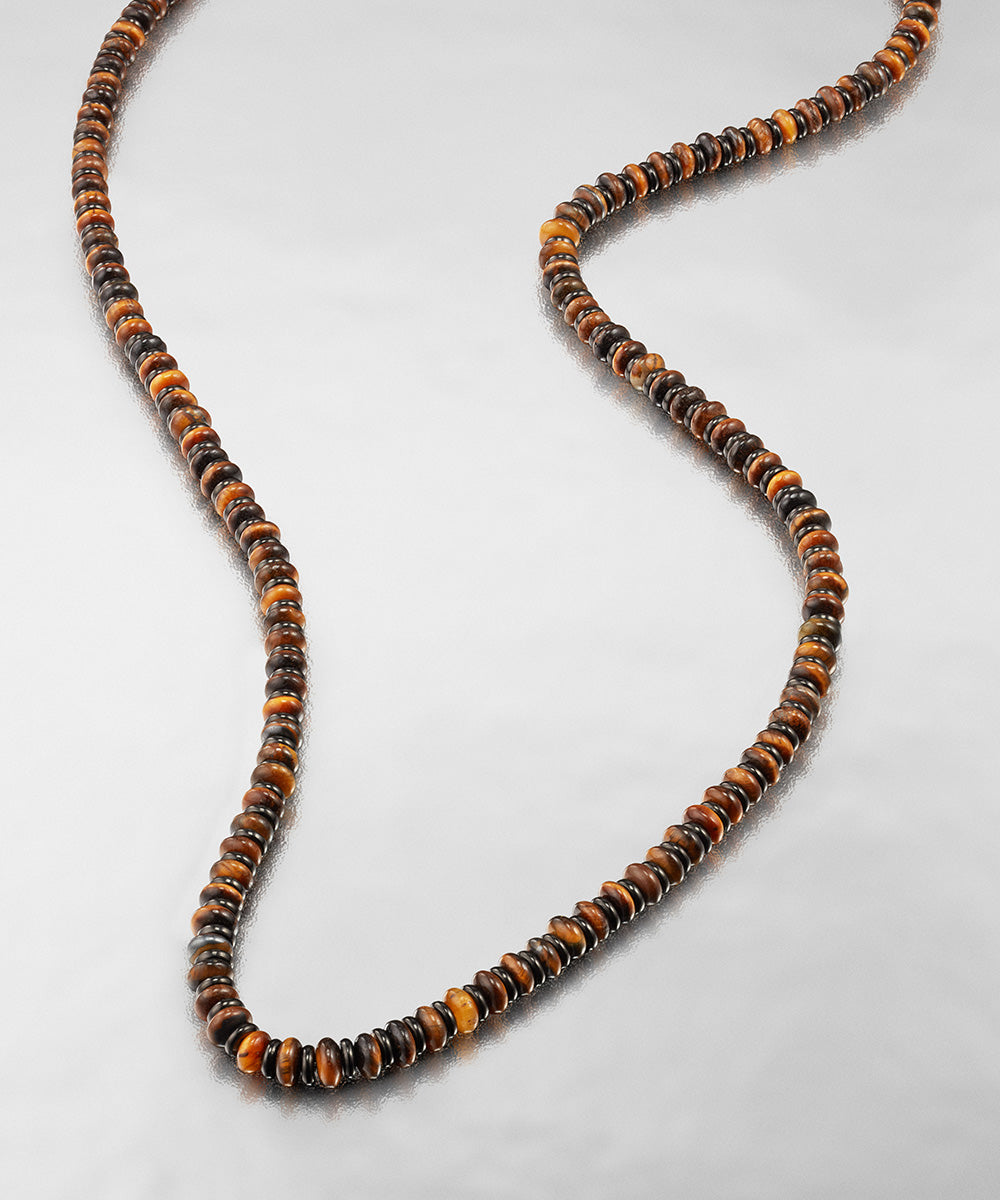 Brontide Necklace Tiger Eye | Black