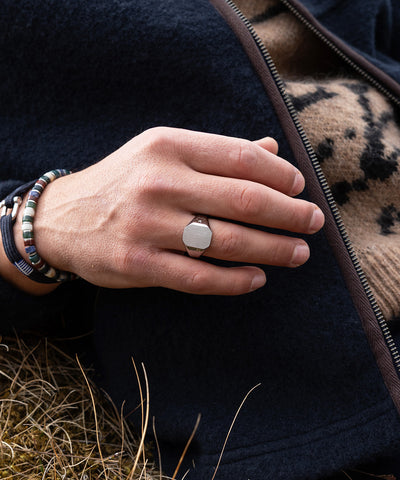 Signet Ring 16mm Classic Silver | Silver