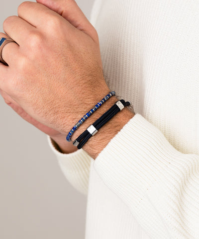 Little Lewis DBL Navy | Silver