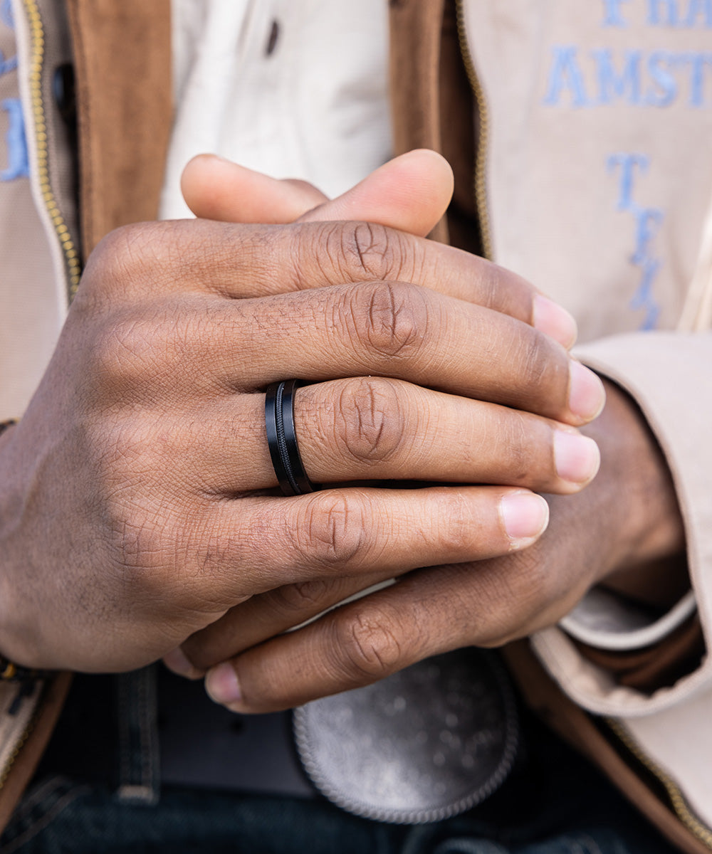 Navarch 6mm Ring Black  | Black