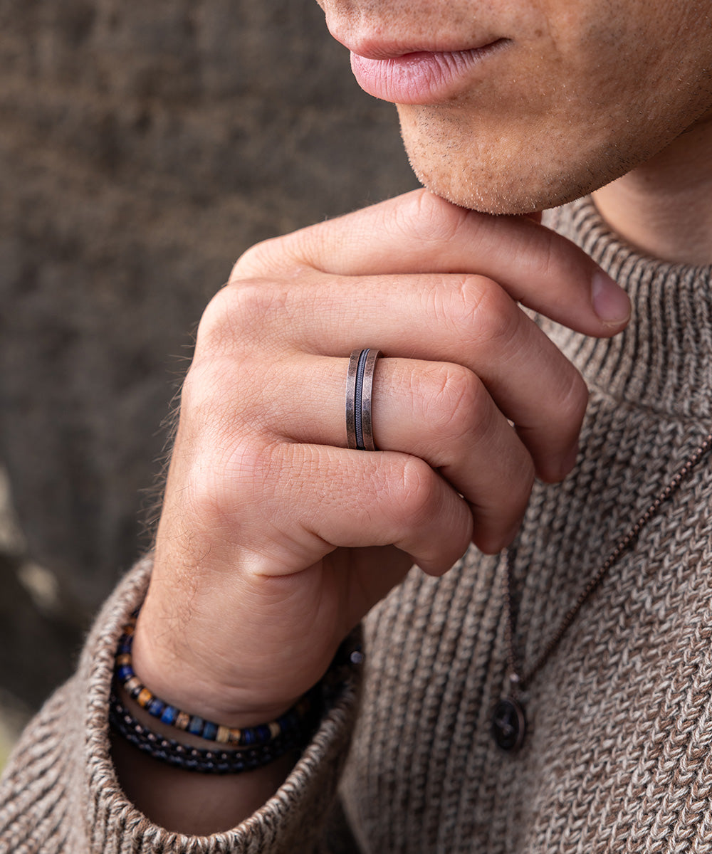 Navarch 6mm Ring Slate Gray | Bronze
