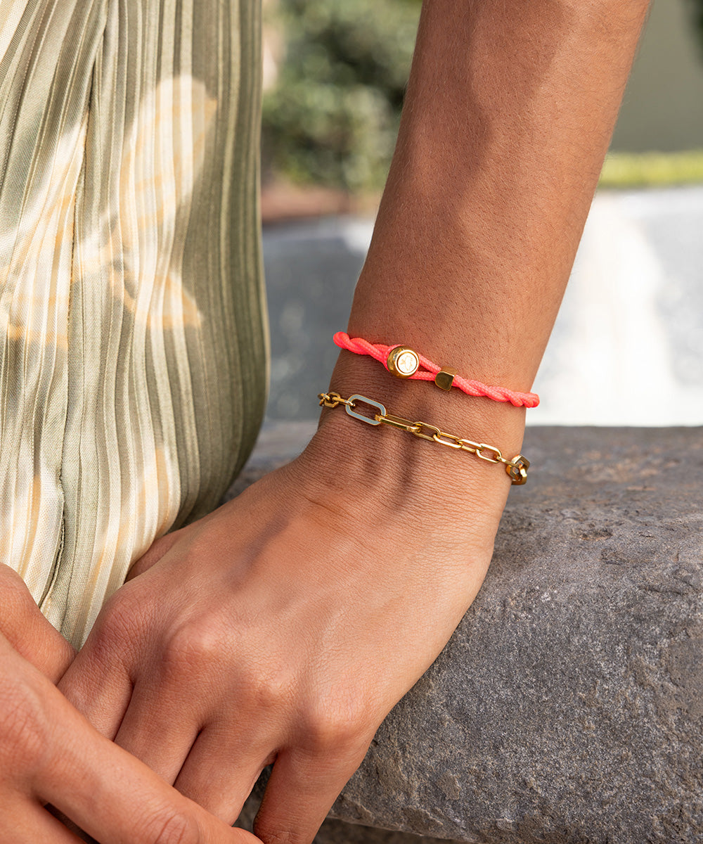 Ed Neon Pink | Gold