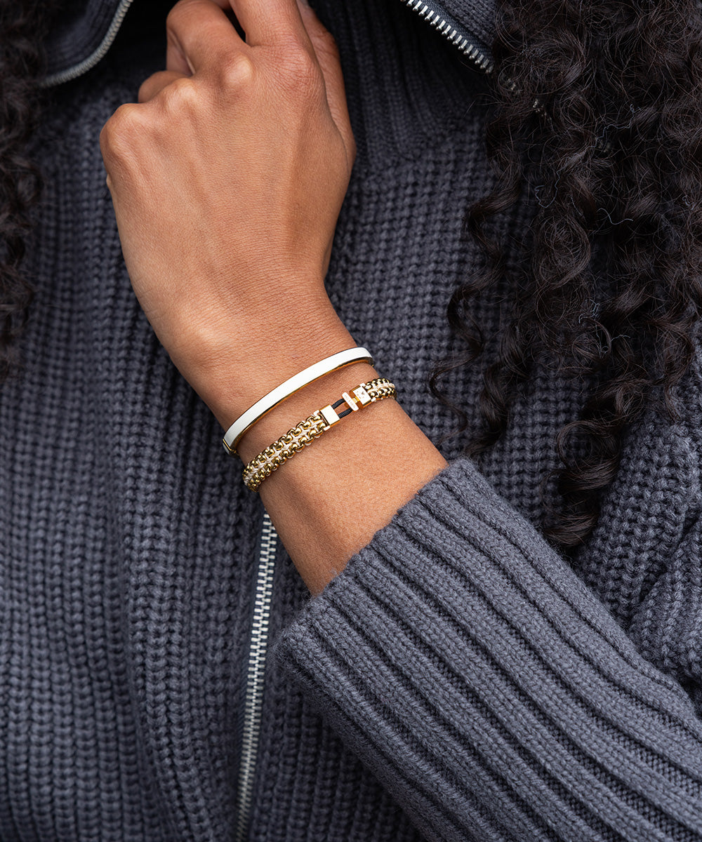 Catena Venetian 7 mm Ivory | Gold